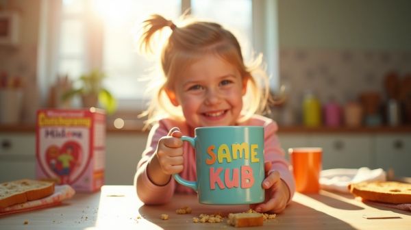 Faites briller le quotidien de votre enfant avec un gobelet personnalisé