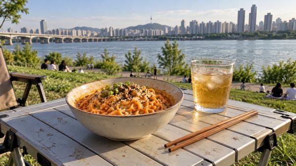 Recette facile de nouilles buldak carbonara en un clin d'œil